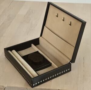 Pierre Cardin Jewelry Box Sweden Handcrafted Vintage Mid Century Case